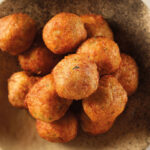 Buñuelos de bacalao y plátano